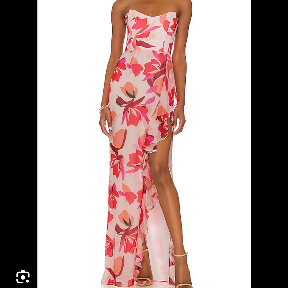 Katie May Baby Cakes Gown in pink floral